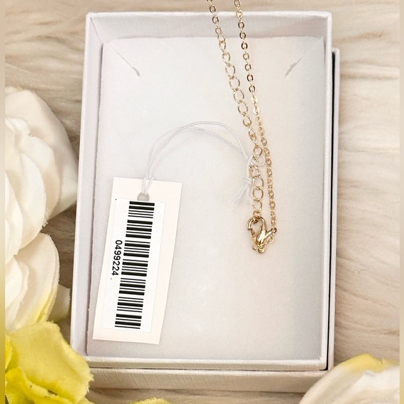 Pearls Micro Pave Diamonds and Emerald Gemstone Gold Pendant Necklace NEW! - Picture 6 of 6